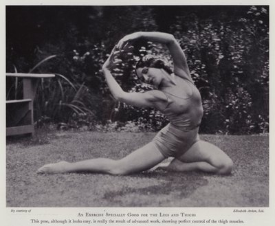 Modern Beauty Culture: An exercise specially good for the legs and thighs (b/w photo) بواسطة مصور انجليزى