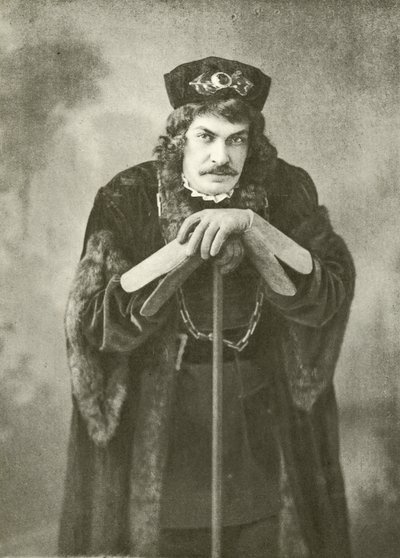 السيد Arthur Bourchier مثل Jaques (النقش) بواسطة مصور انجليزى