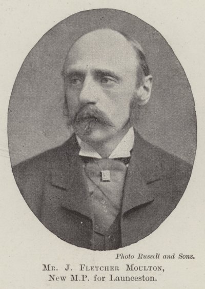 السيد J Fletcher Moulton ، النائب الجديد عن Launceston بواسطة مصور انجليزى