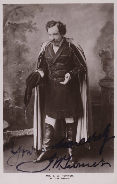 السيد JW Turner مثل السيدة Diavolo بواسطة مصور انجليزى