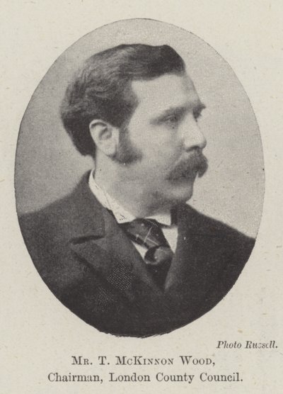 السيد T McKinnon Wood ، رئيس مجلس مقاطعة لندن بواسطة English Photographer