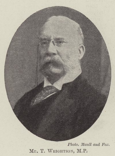 السيد T Wrightson ، النائب بواسطة مصور انجليزى