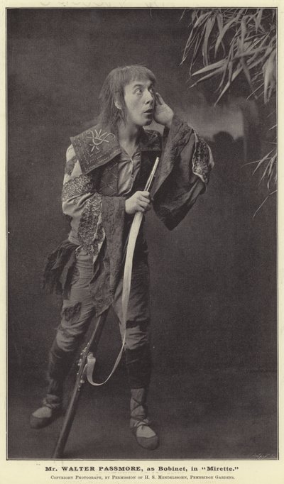 السيد Walter Passmore ، مثل Bobinet ، في Mirette بواسطة مصور انجليزى