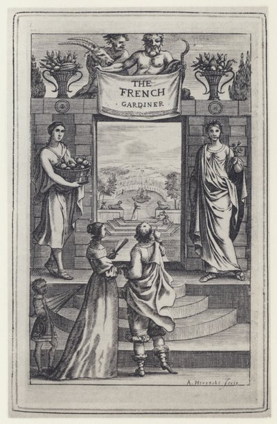 N de Bonnefons، The French Gardiner، Tr J Evelyn، J Crooke 1658 (b / w photo) بواسطة مصور انجليزى
