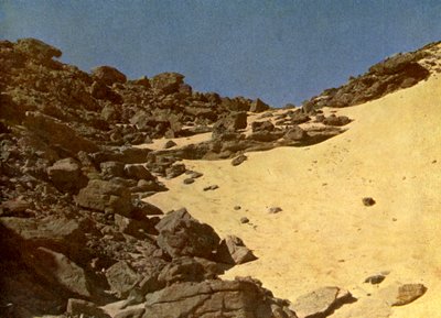 على هضبة الصحراء ، مصر بواسطة مصور انجليزى