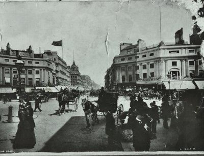 سيرك أكسفورد ، وستمنستر إل بي: النظر شرقاً ، 1895 بواسطة مصور انجليزى