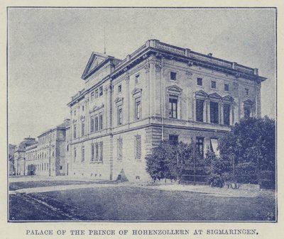 قصر أمير Hohenzollern في Sigmaringen بواسطة مصور انجليزى