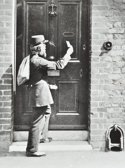 ساعي البريد في King William Walk ، Greenwich ، 1885 بواسطة مصور انجليزى