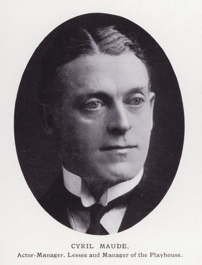 Prominent Men of London: Cyril Maude (b/w photo) بواسطة مصور انجليزى