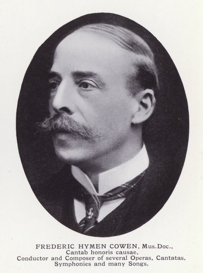 Prominent Men of London: Frederic Hymen Cowen (b/w photo) بواسطة مصور انجليزى