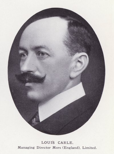 Prominent Men of London: Louis Carle (b/w photo) بواسطة مصور انجليزى