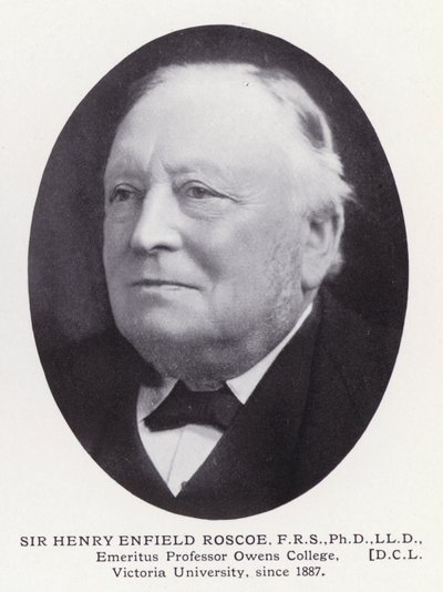 Prominent Men of London: Sir Henry Enfield Roscoe (b/w photo) بواسطة مصور انجليزى