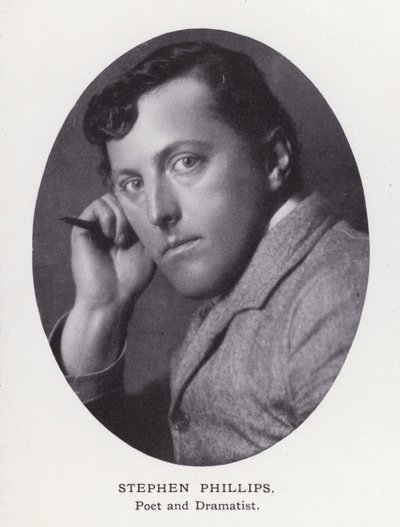 Prominent Men of London: Stephen Phillips (b/w photo) بواسطة مصور انجليزى