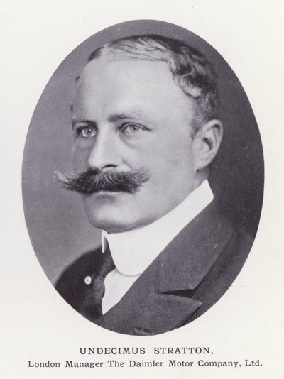 Prominent Men of London: Undecimus Stratton (b/w photo) بواسطة مصور انجليزى