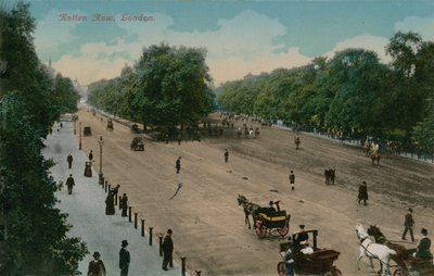 روتين رو ، لندن. أُرسلت البطاقة البريدية عام 1913. بواسطة مصور انجليزى