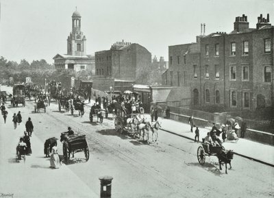 سان ماركس ، طريق كلافام: طريق كينينجتون ، 1894 بواسطة مصور انجليزى