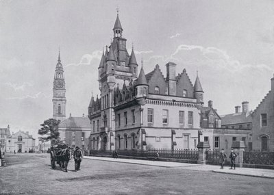اسكتلندا: Greenock ، The Court House (b / w photo) بواسطة مصور انجليزى