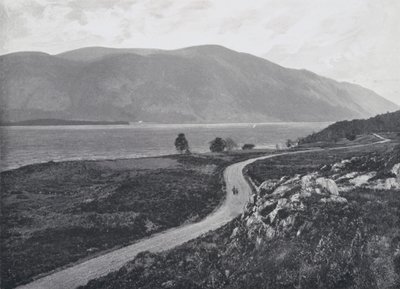 اسكتلندا: بحيرة لوخ (b / w photo) بواسطة مصور انجليزى