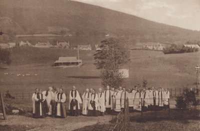 Sedbergh: موكب الأساقفة ورجال الدين بواسطة مصور انجليزى