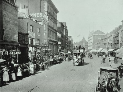 شارع شورديتش السريع: باتجاه الشمال ، 1896 بواسطة مصور انجليزى
