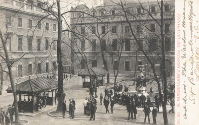 مستشفى سانت بارثولوموز و The Quadrangle بواسطة مصور انجليزى