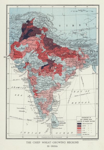 The Chief Wheat-Growing Regions, India (photo) بواسطة مصور انجليزى