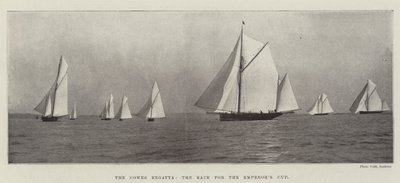 The Cowes Regatta ، سباق كأس الأباطرة بواسطة مصور انجليزى