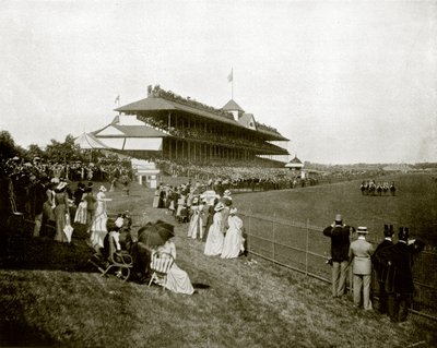 The Derby at Chicago (صورة b / w) بواسطة مصور انجليزى