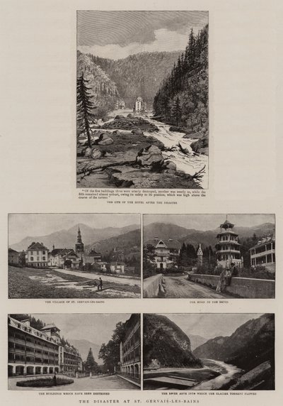 الكارثة في St Gervais-les-Bains بواسطة مصور انجليزى