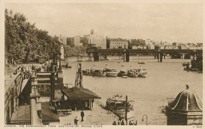 الجسر من خطوات جسر وستمنستر ، لندن بواسطة مصور انجليزى