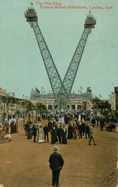 The Flip-Flap ، المعرض الفرنسي البريطاني ، لندن ، 1908 بواسطة مصور انجليزى