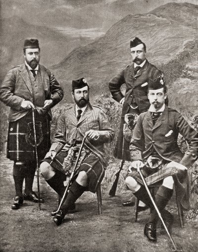 الأمراء الأربعة ، 1881 (وزن الصورة) بواسطة مصور انجليزى