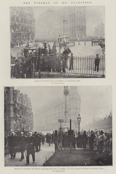 جنازة السيد جلادستون بواسطة English Photographer