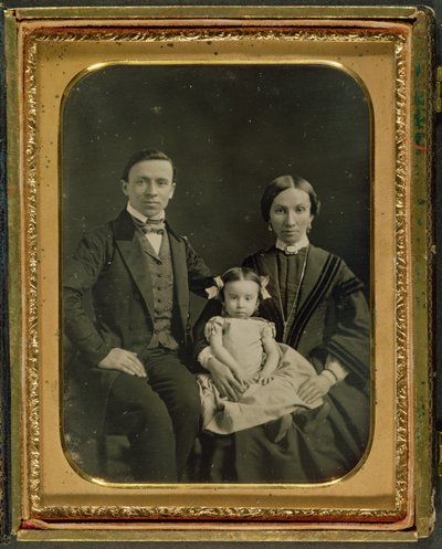 عائلة هيلير ، c.1850 (daguerreotype) بواسطة مصور انجليزى