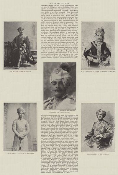 الأمراء الهنود بواسطة مصور انجليزى