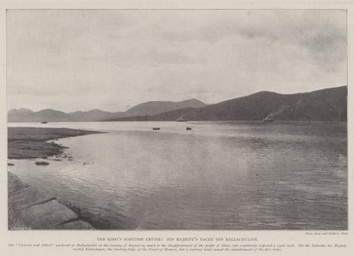 The Kings Scottish Cruise ، صاحب الجلالة يخت قبالة Ballachulish بواسطة مصور انجليزى