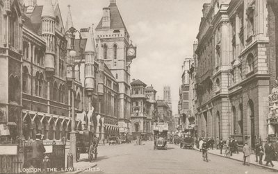 محاكم القانون ، لندن بواسطة مصور انجليزى