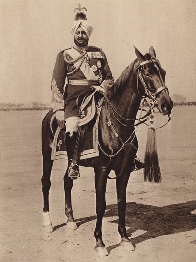 مهراجا باتيالا (صورة بالأبيض والأسود) بواسطة مصور انجليزى