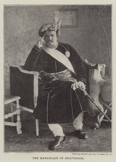 مهراجا بهافناغار بواسطة مصور انجليزى