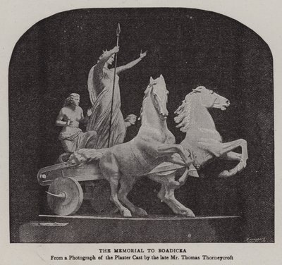 النصب التذكاري ل Boadicea بواسطة مصور انجليزى