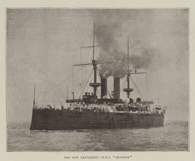 البارجة الجديدة ، HMS Revenge بواسطة مصور انجليزى
