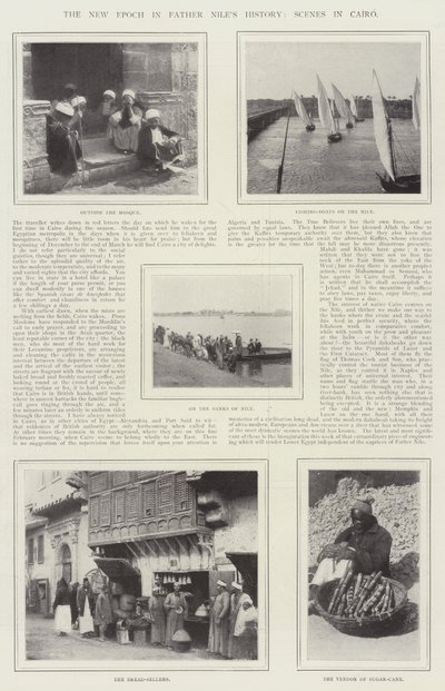 العهد الجديد في تاريخ الأب نايلز ، مشاهد في القاهرة بواسطة English Photographer