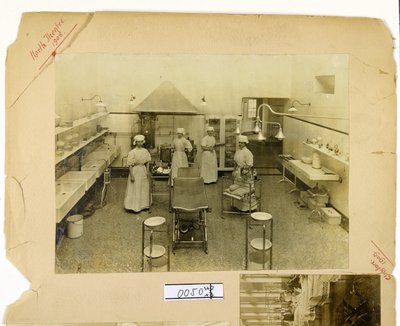 المسرح الشمالي ، مستشفى سانت توماس ، 1908 (صورة بني داكن) بواسطة مصور انجليزى