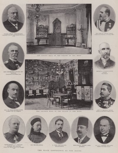 مؤتمر السلام في لاهاي بواسطة مصور انجليزى