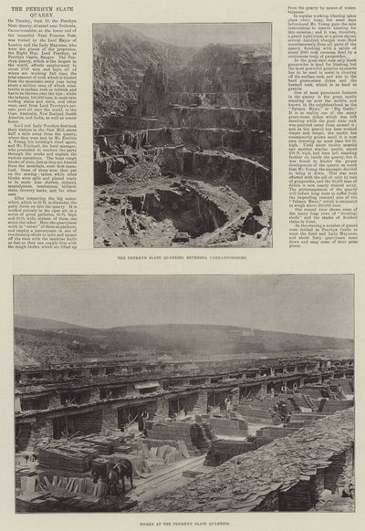 محجر Penrhyn سليت بواسطة مصور انجليزى