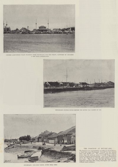 الموقف في Niuchuang بواسطة مصور انجليزى