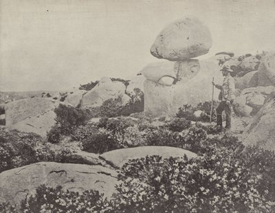 The Rocking Stone ، هوبارت بواسطة مصور انجليزى