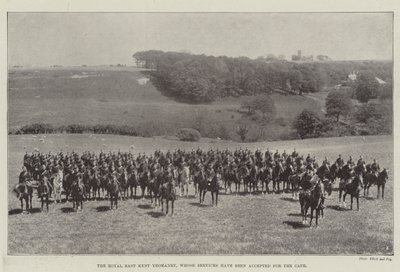 The Royal East Kent Yeomanry ، الذين تم قبول خدمتهم للرأس بواسطة مصور انجليزى