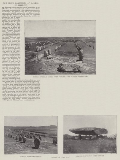النصب الحجرية في كارناك في بريتاني بواسطة English Photographer