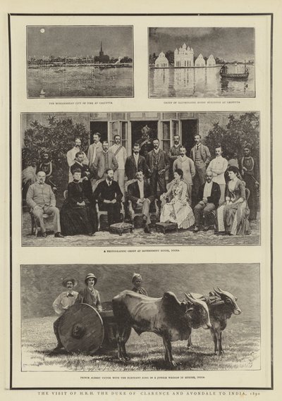 زيارة صاحب السمو الملكي دوق كلارنس وأفنديل للهند ، 1890 بواسطة مصور انجليزى